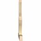 Ekena Millwork Saratoga Rough Sawn Timber Gable Bracket, Douglas Fir, 96"W x 56"H x 4"D x 6"F, 14/12 Pitch GBW096X56X0406SAR00RDF - alternate 4